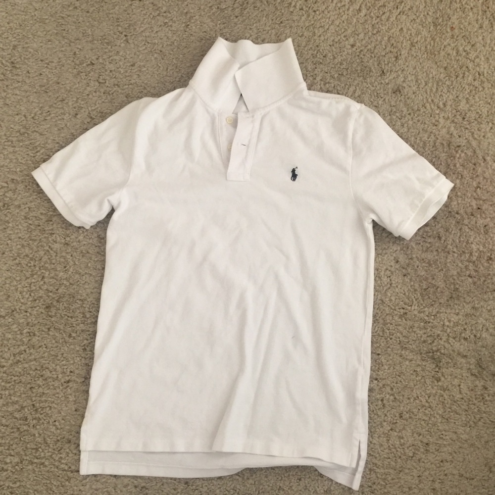 WHITE RALPH LAUREN POLO 👕